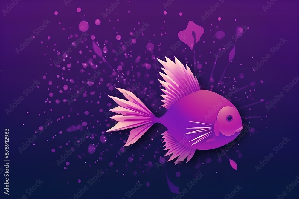 illustration of a fish made by midjourney illustration of a fish made by midjourney