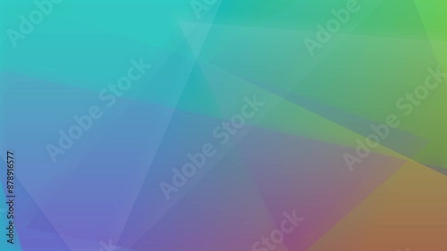 abstract geometric background with gradient blue green color 4k resolution for wallpaper, backdrop