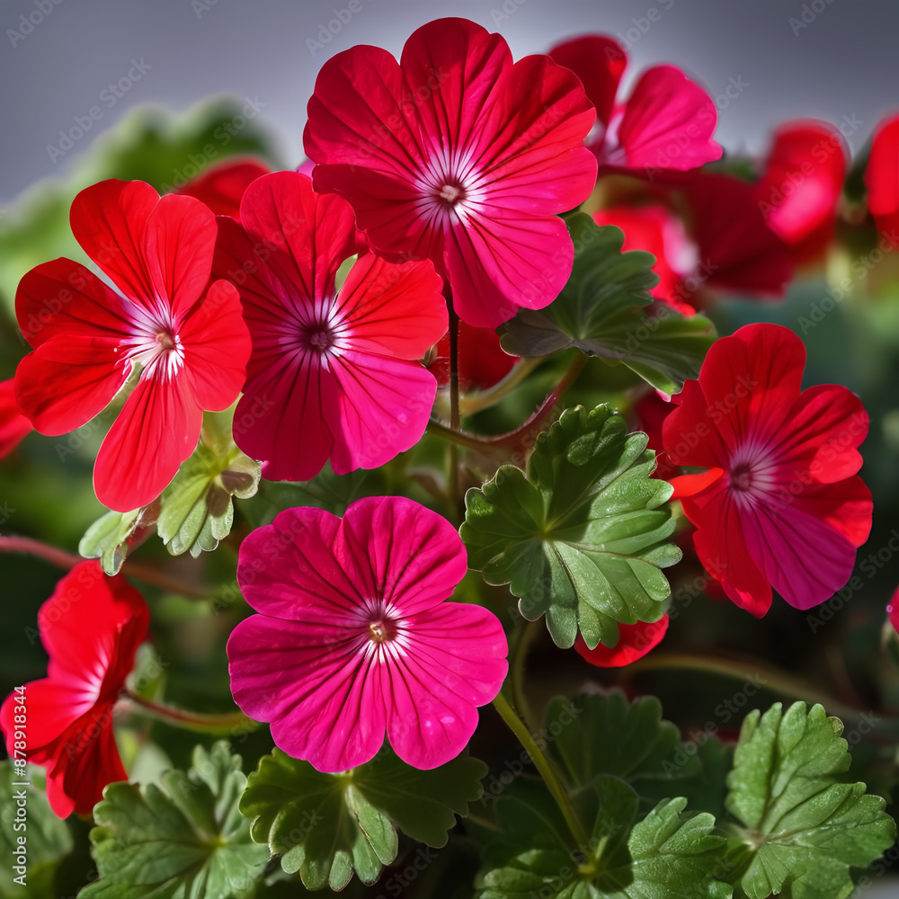red flowers in the garden red flowers in the garden