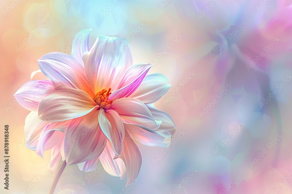 Artistic flower image with soft pastel shades. Artistic flower image with soft pastel shades.