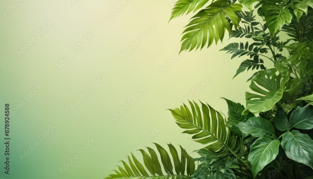 Green Leaves Background. Green Leaves Background.