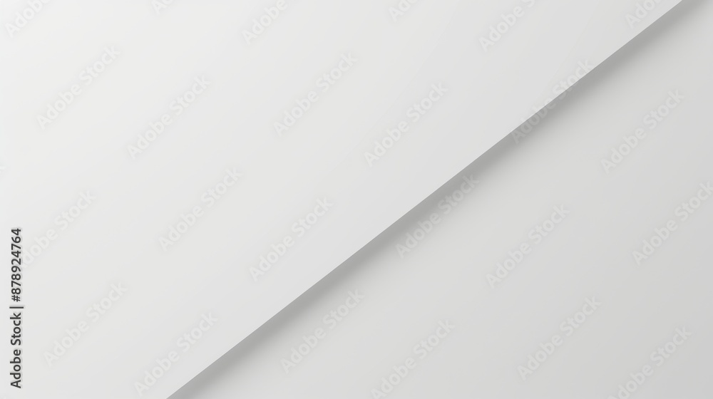 Clean white background with single thin diagonal line Clean white background with single thin diagonal line