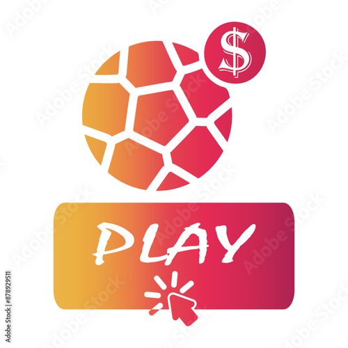 soccer Gradient icon