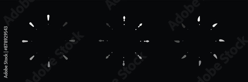 Pre loader. Animation of the progress loading panel, alpha channel enabled. Eps 10.