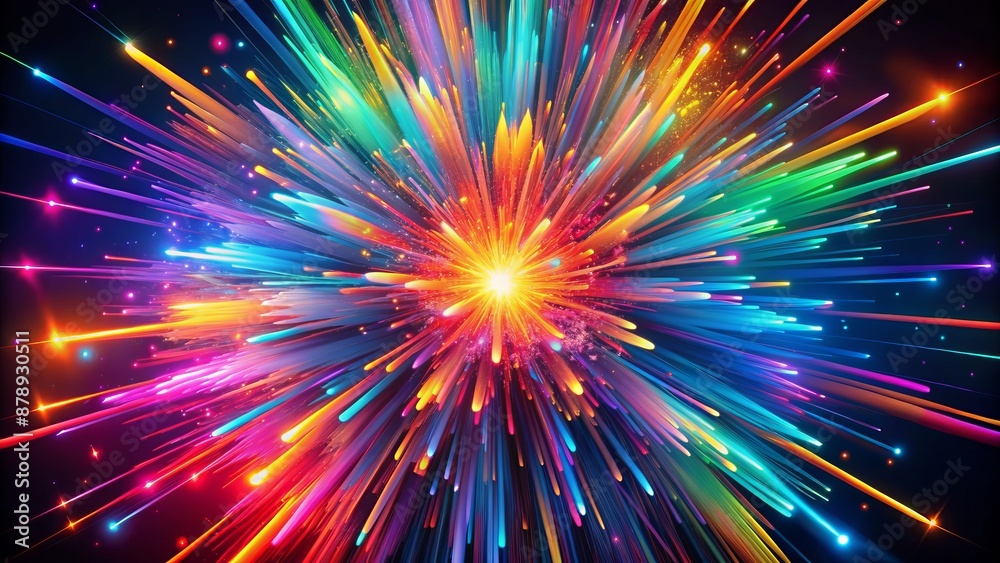 Vibrant abstract explosion elements in bright neon colors, swirling motion graphics, and dynamic cartoon blast effects for graphic design enhancement. Vibrant abstract explosion elements in bright neon colors, swirling motion graphics, and dynamic cartoon blast effects for graphic design enhancement.