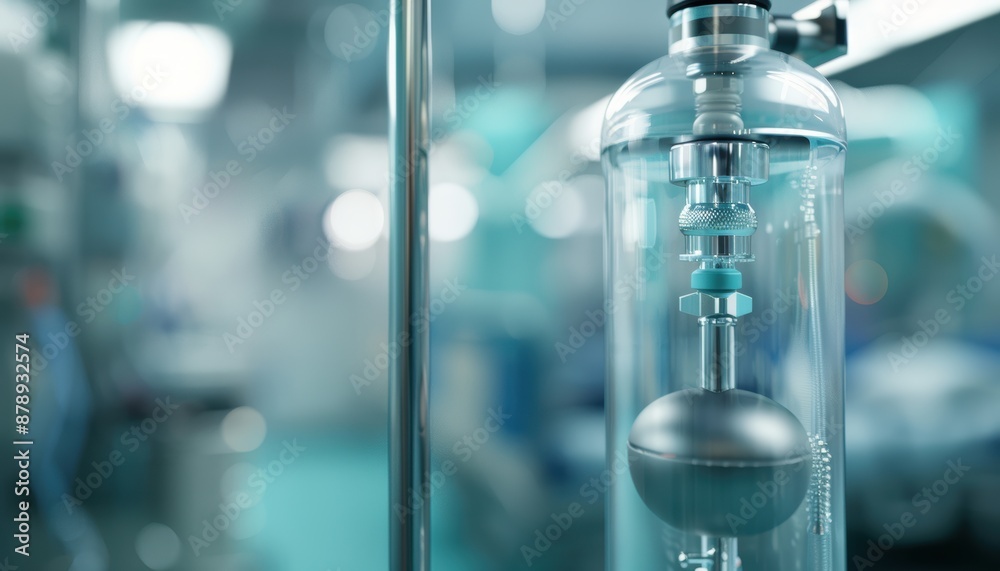 Close-up of medical equipment in a hospital setting with a blurred background, highlighting precision engineering and modern healthcare technology. Close-up of medical equipment in a hospital setting with a blurred background, highlighting precision engineering and modern healthcare technology.