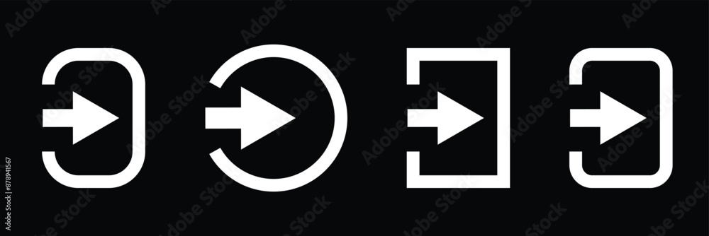 Website user logout isolated icon, web site account log out linear icon, site profile exit outline vector icon. Log out icon. Website user logout isolated icon, web site account log out linear icon, site profile exit outline vector icon. Log out icon.