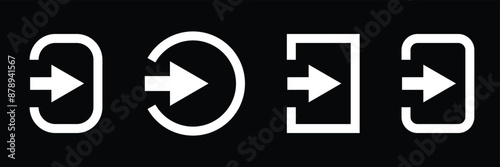 Free Download Website user logout isolated icon, web site account log out linear icon, site profile exit outline vector icon. Log out icon. - GFXLoad