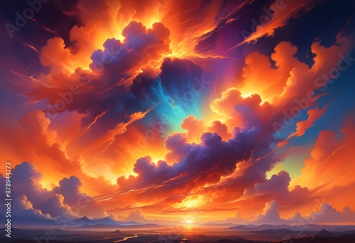 fire in the sky