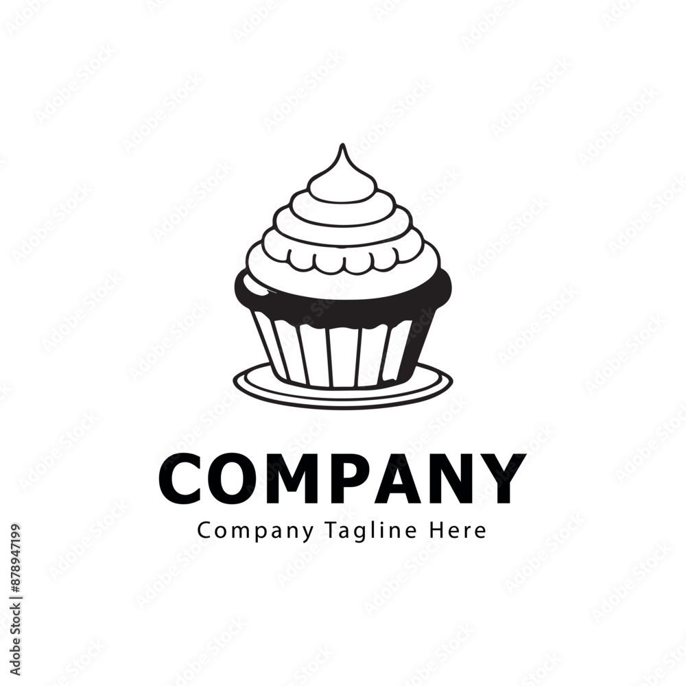 cake logo on white background
cake logo on white background