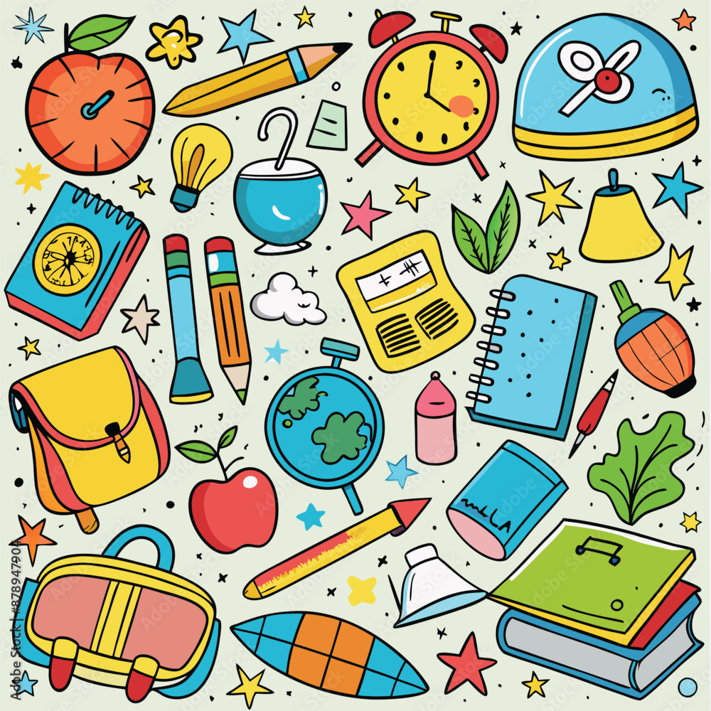 back to school doodles back to school doodles