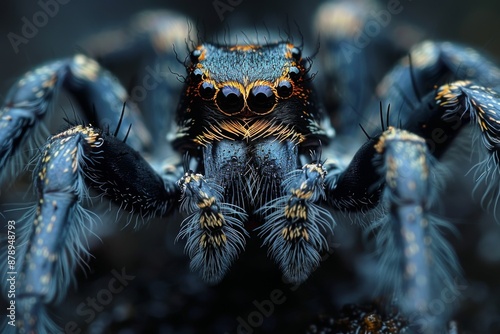 Close-Up of a Jumping Spider © racesy