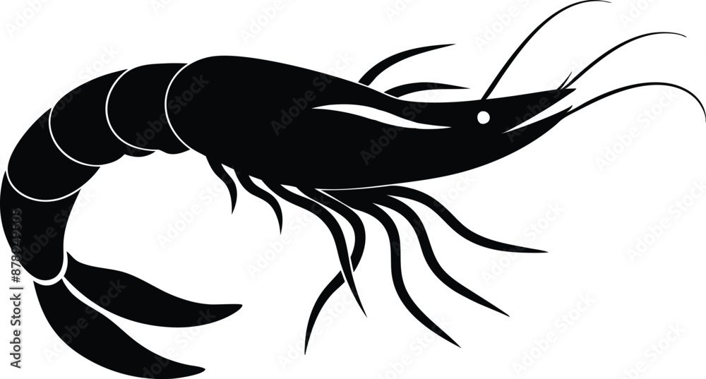 shrimp vector silhouette, shrimp icon vector, Sea lobster
shrimp vector silhouette, shrimp icon vector, Sea lobster