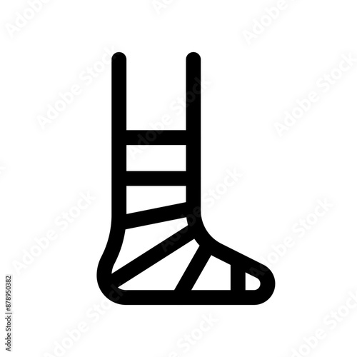 Leg Cast Icon