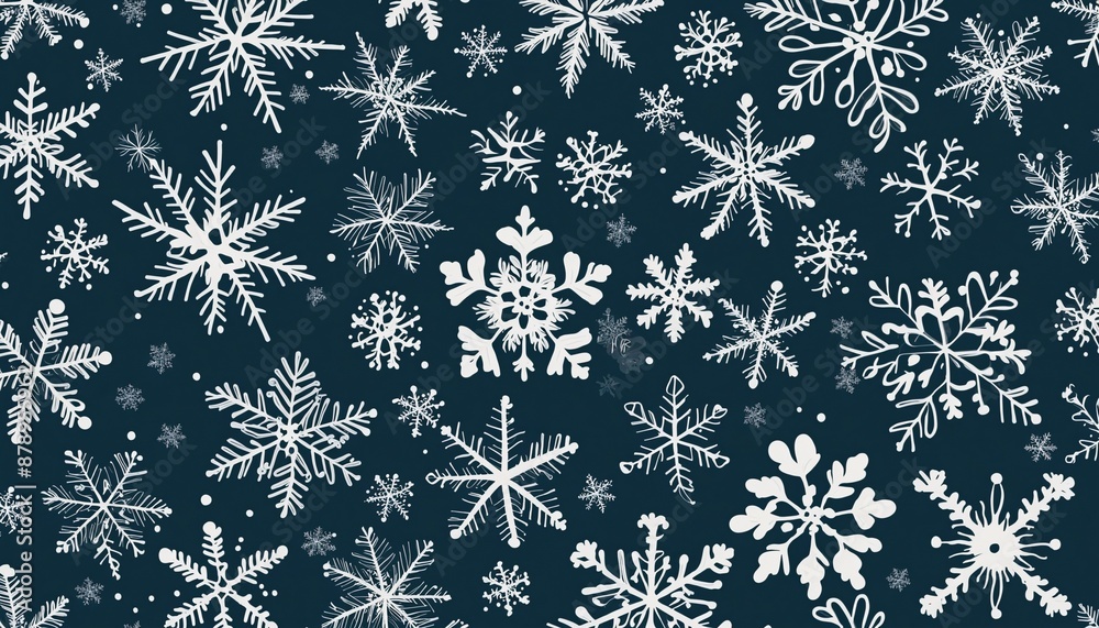 snowflakes illustration snowflakes illustration