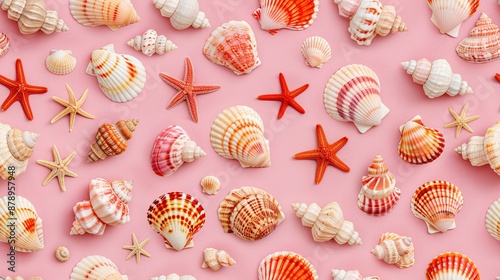 Seamless Seashell Pattern