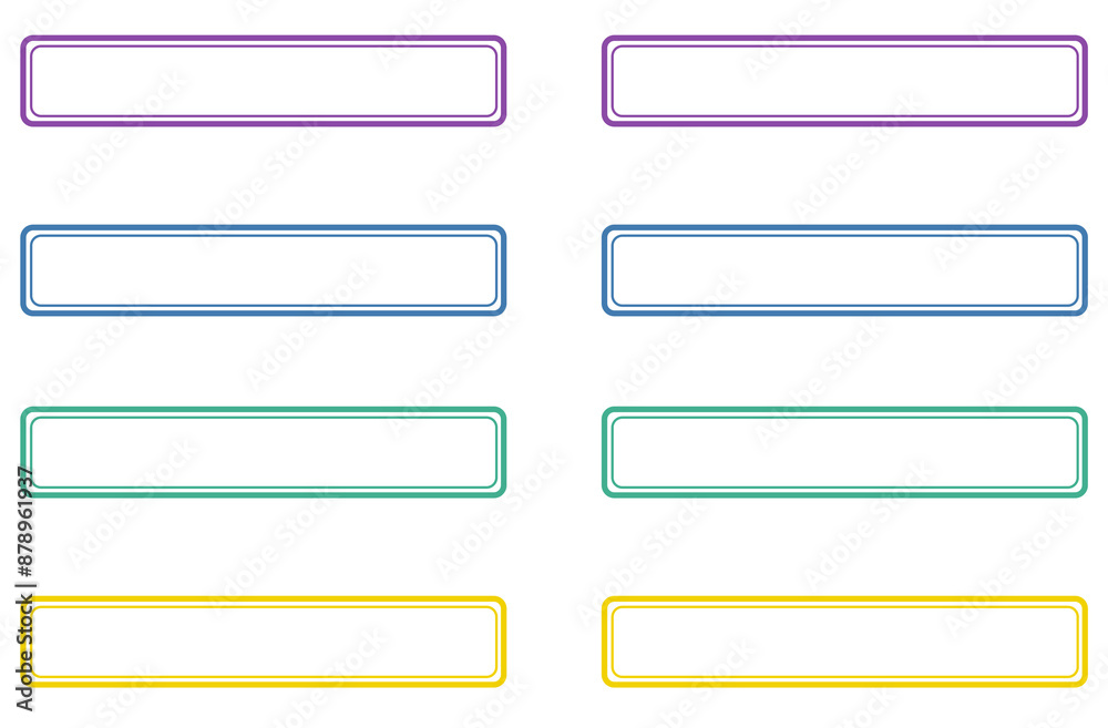 Korea style label paper, vector Korea style label paper, vector