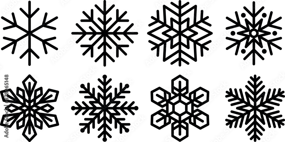 Snow falling, winter, snowflake icon, icon set, vector, illustration, pattern, design graphic resource Snow falling, winter, snowflake icon, icon set, vector, illustration, pattern, design graphic resource
