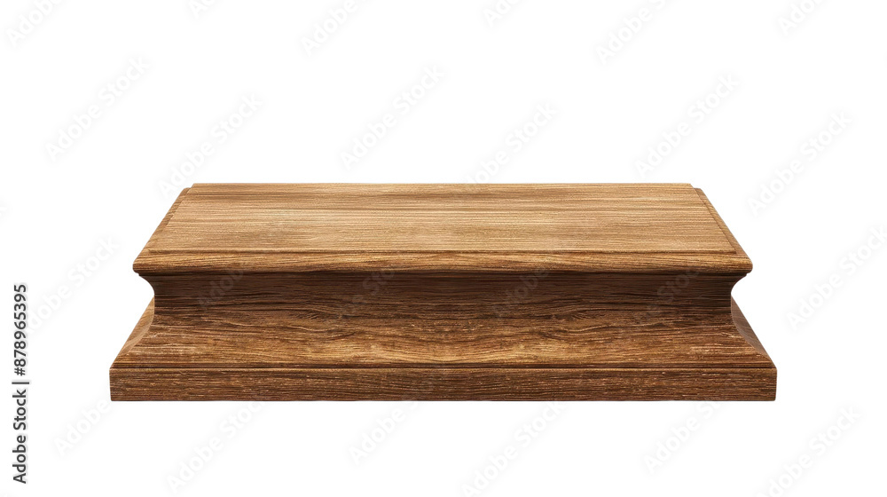 Elegant Wooden Display Platform for Showcasing Items Elegant Wooden Display Platform for Showcasing Items