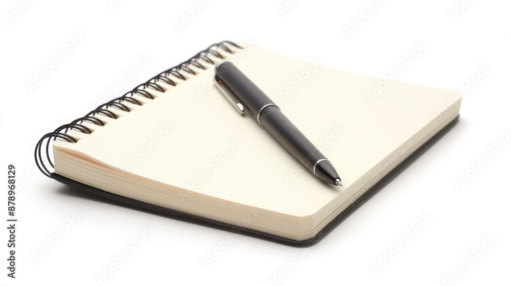 Notebook on white background isolated Notebook on white background isolated