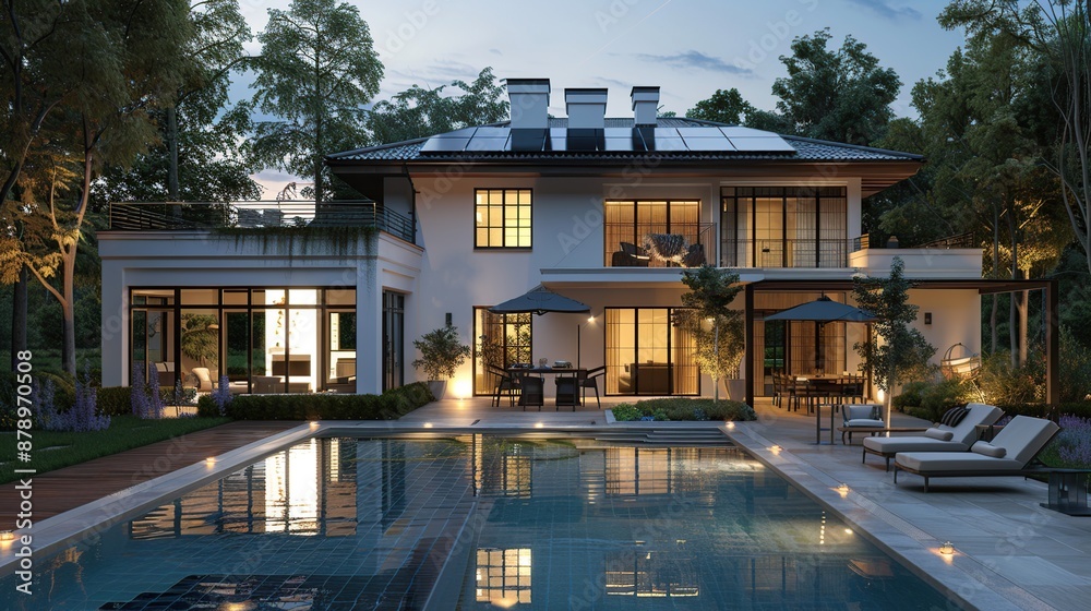 Modern Luxury Home with Swimming Pool Modern Luxury Home with Swimming Pool