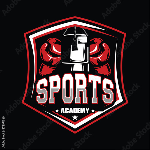 Kick Boxing and Boxing Logo Vector