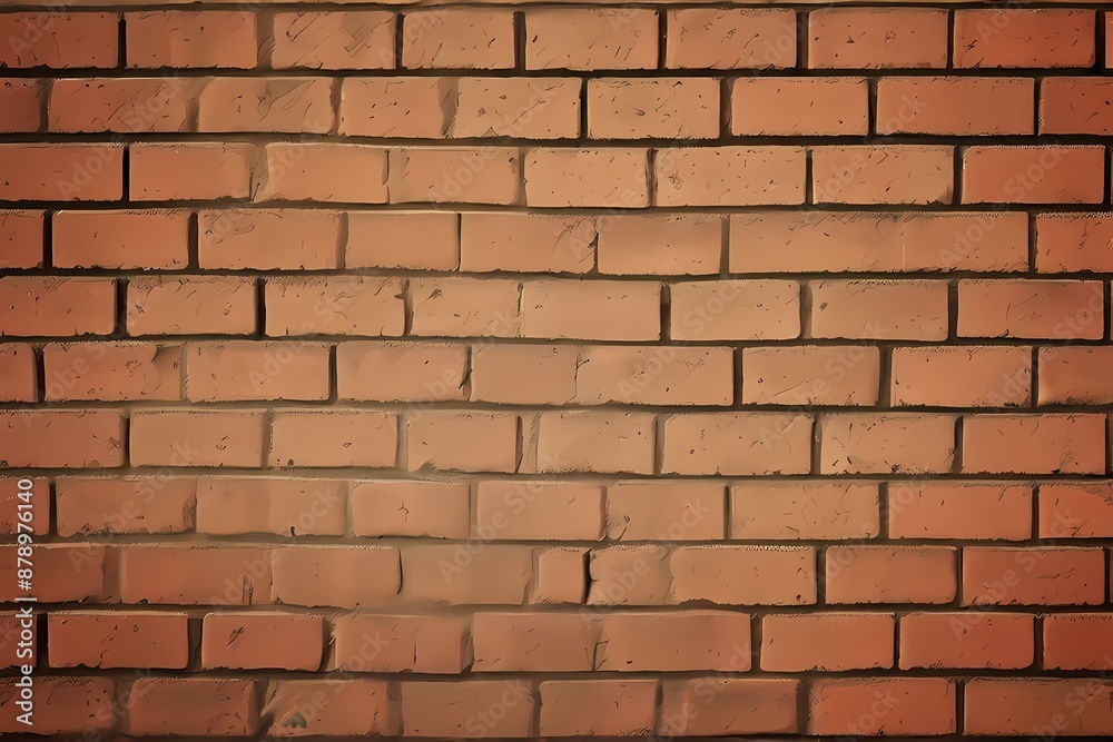 Fototapeta premium Brick wall background, AI Generated