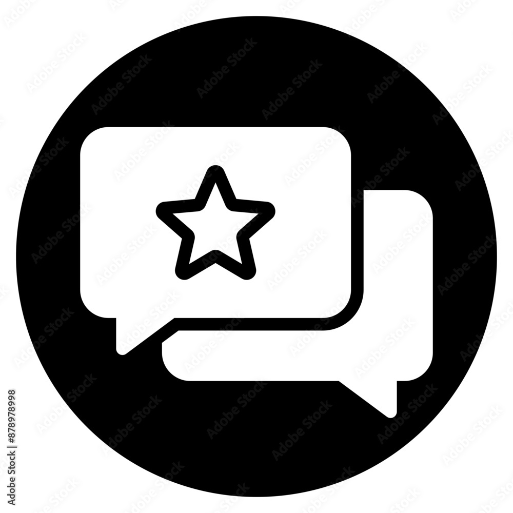 feedback glyph icon