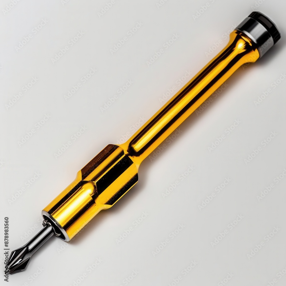 Fototapeta premium Screwdriver on solid white background