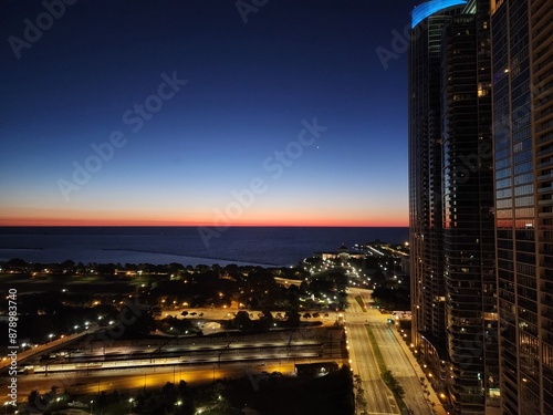 sunrise in over the lake