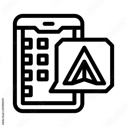 telegraph line icon
