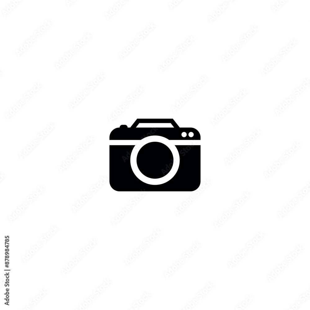 Camera Icons Black and White Line Vector Art Camera Icons Black and White Line Vector Art