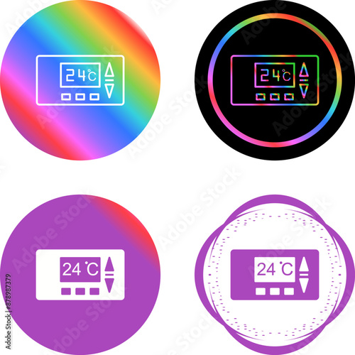 Thermostat Vector Icon