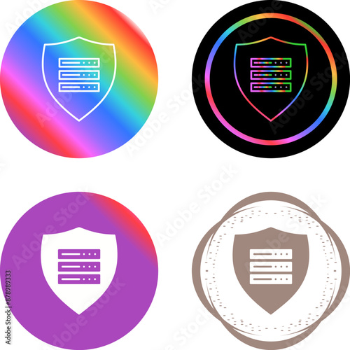 Secure Server Vector Icon