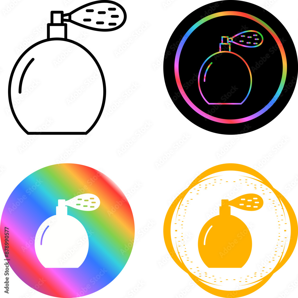 Perfume Bottle Vector Icon Perfume Bottle Vector Icon