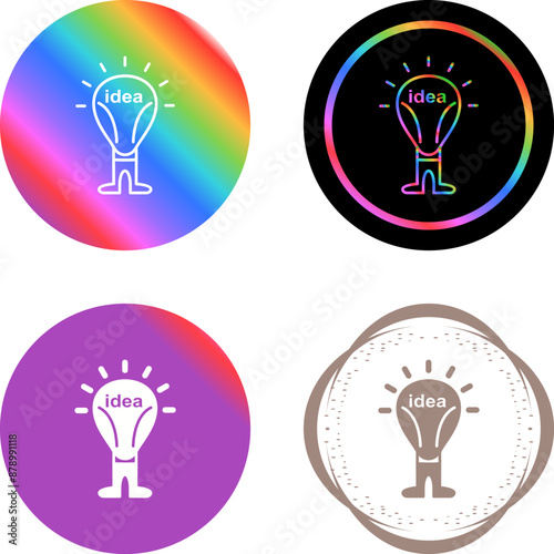 Brilliant Idea Vector Icon