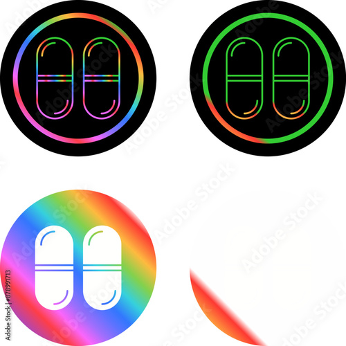 Capsules Vector Icon