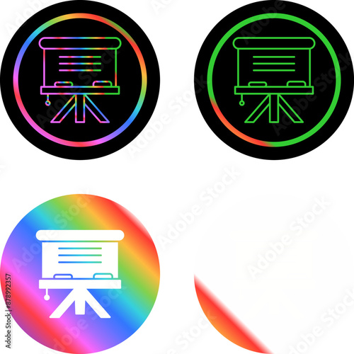 Whiteboard Vector Icon
