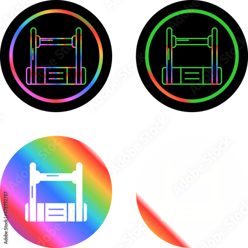High Jump Vector Icon