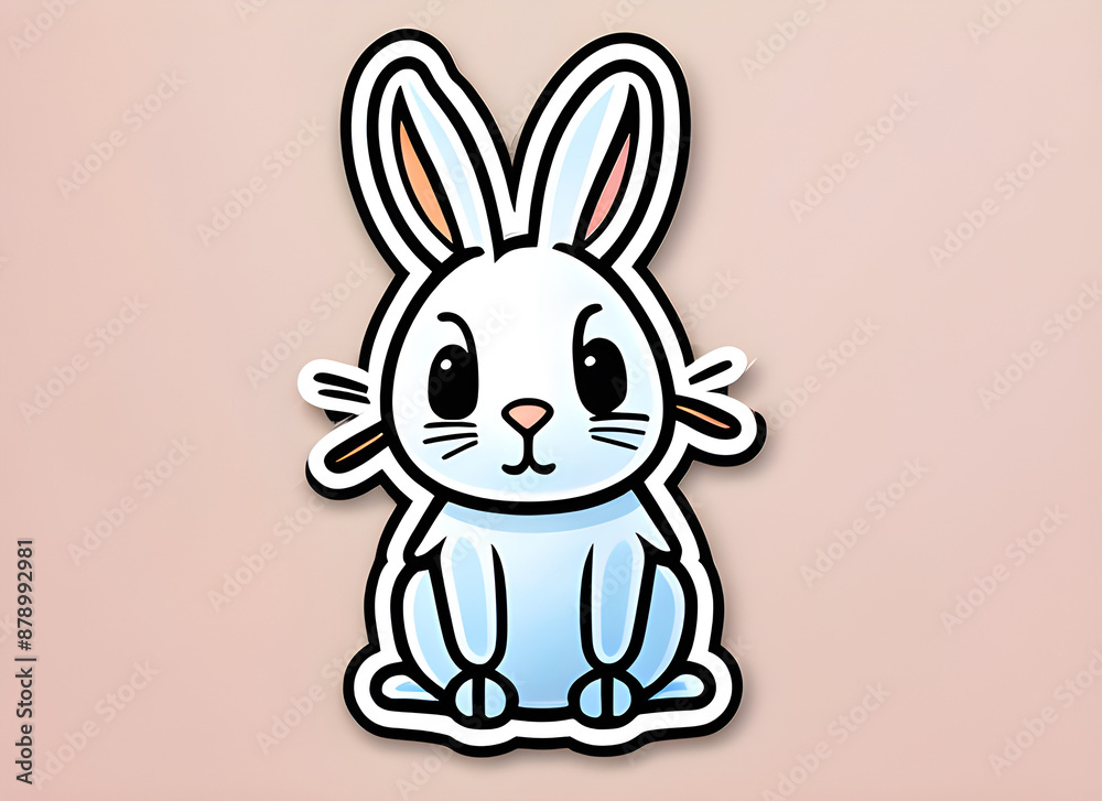 Obraz premium rabbit generative ai