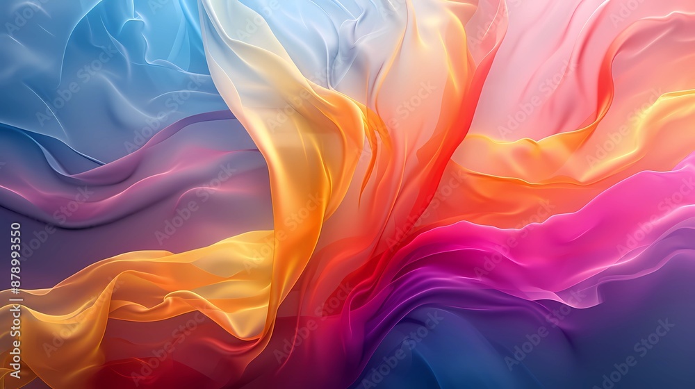 Obraz premium Abstract Colorful Fabric Background.
