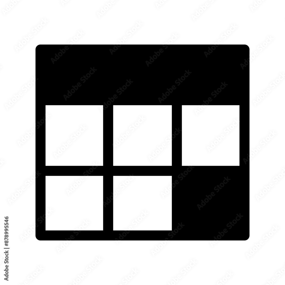 Table Icon Vector Symbol Design Illustration Table Icon Vector Symbol Design Illustration