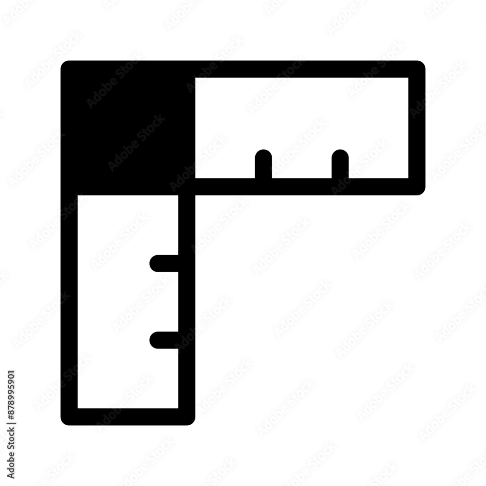 Ruler Icon Vector Symbol Design Illustration Ruler Icon Vector Symbol Design Illustration