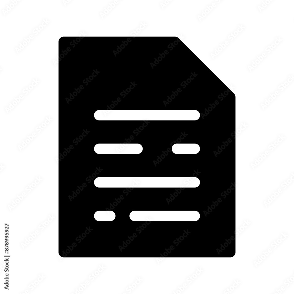 Document Icon Vector Symbol Design Illustration Document Icon Vector Symbol Design Illustration