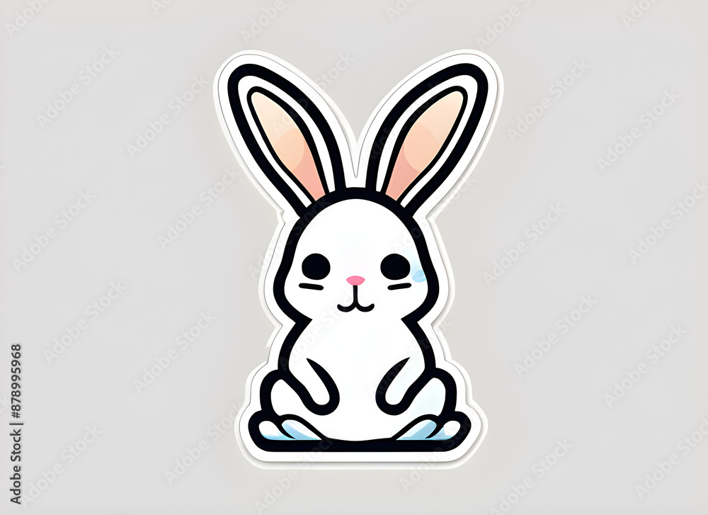Obraz premium rabbit generative ai