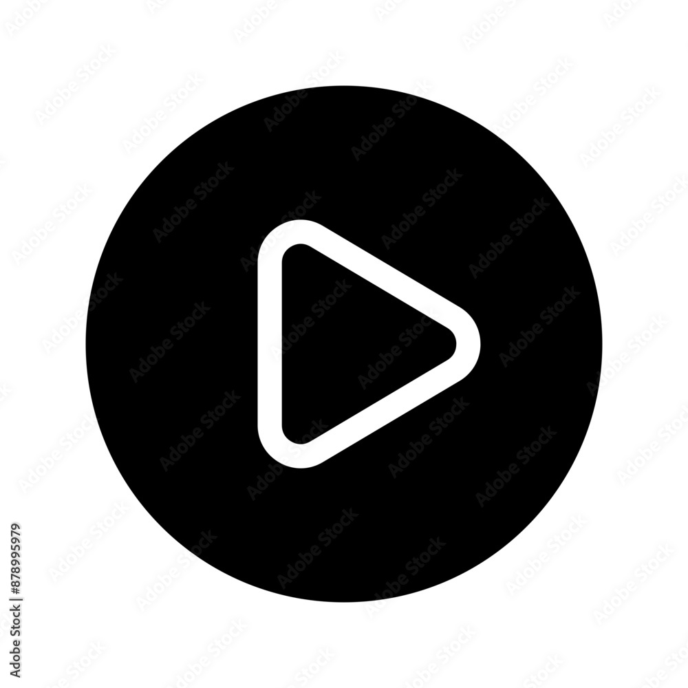 Play Icon Vector Symbol Design Illustration Play Icon Vector Symbol Design Illustration