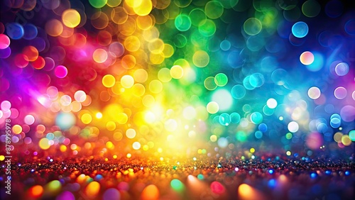 Hyper realistic colorful vibrant lightspectrum blurry bokeh background wallpaper light effects , lights, spectrum