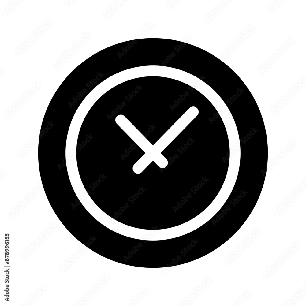 Clock Icon Vector Symbol Design Illustration Clock Icon Vector Symbol Design Illustration