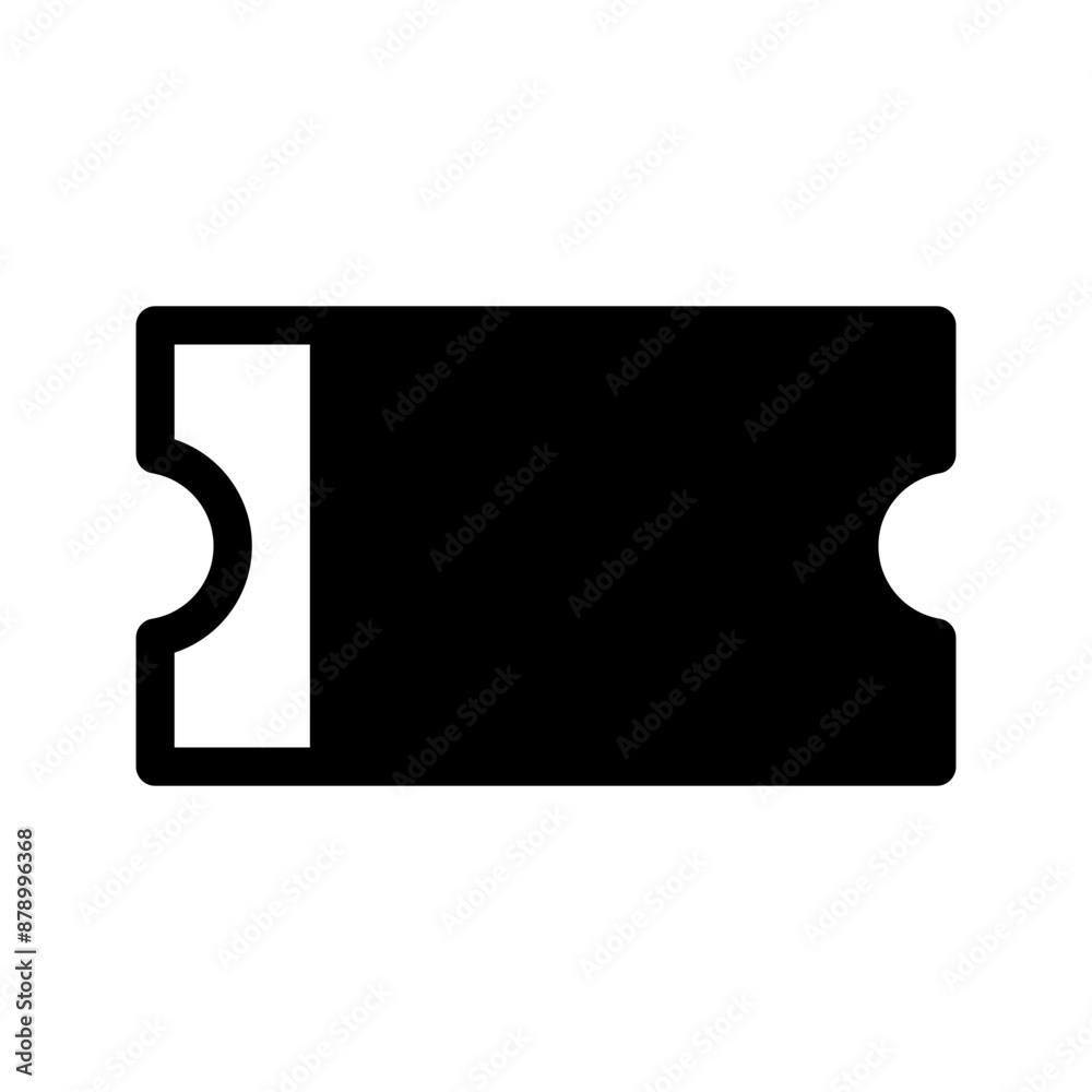 Ticket Icon Vector Symbol Design Illustration