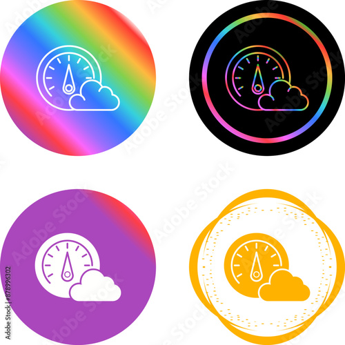 Barometer Vector Icon